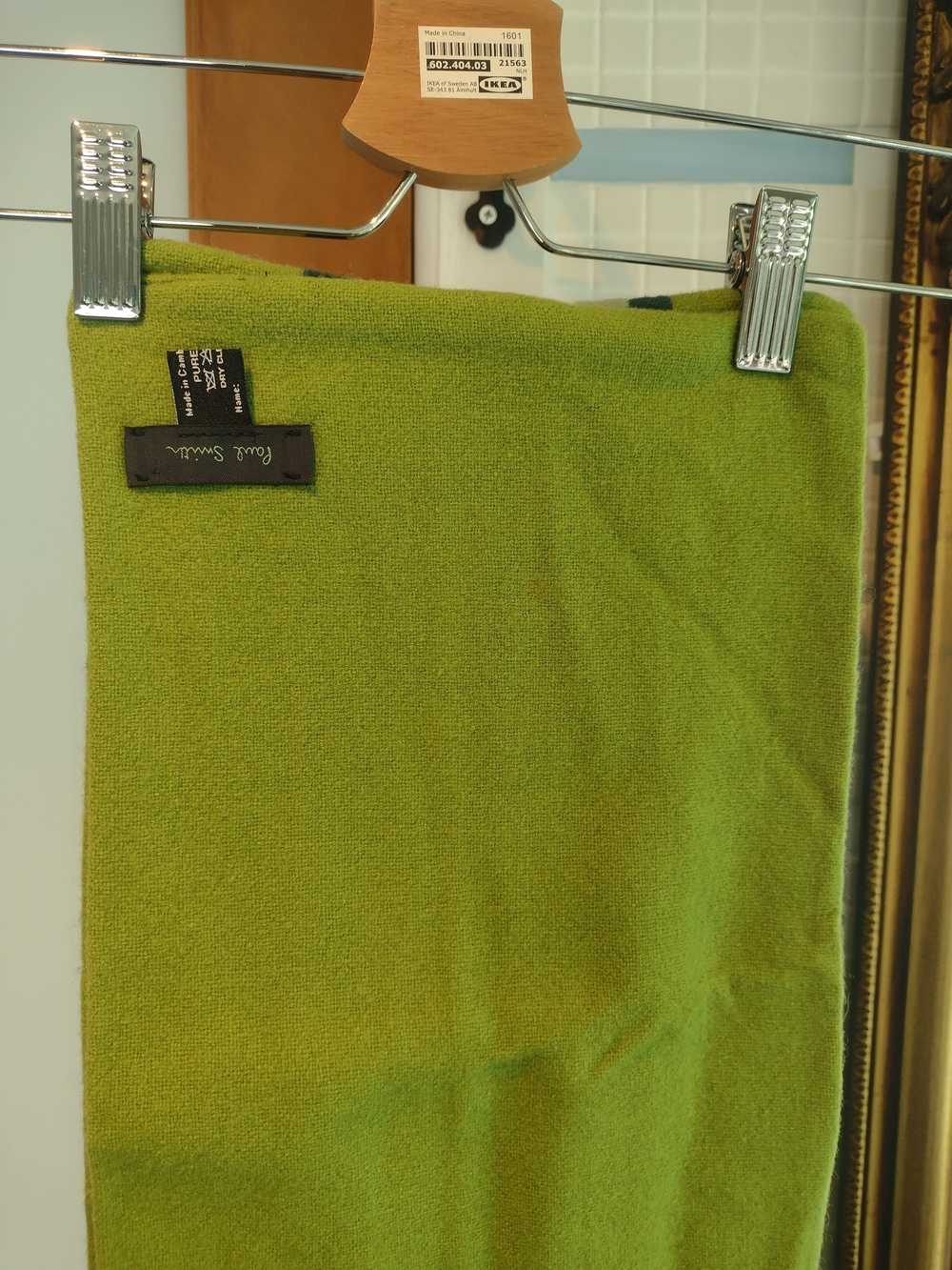 Paul Smith Green Knit Scarf